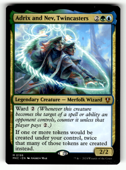 Adrix and Nev, Twincasters 198 Normal M Commander: Murders at Karlov Manor LP - Image 1