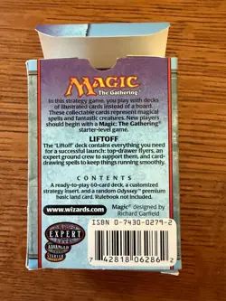 2001 Magic the Gathering Odyssey Liftoff Deck OPENED NEVER PLAYED COMPLETE - Image 3
