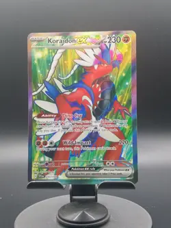 Koraidon ex 231/198 SV01: Scarlet & Violet Ultra Rare Full Art Holo Pokemon Card - Image 1