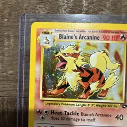 Pokemon TCG Blaine's Arcanine 1/132 Gym Challenge Holo - Image 3