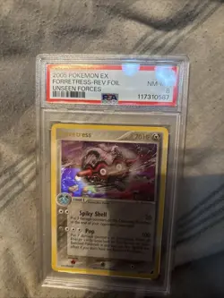 Pokemon 2005 Forretress 6/115 Reverse Holo Rare Stamped EX Unseen Forces MP - Image 1