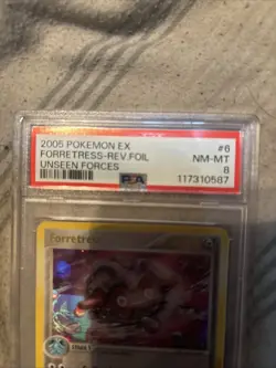 Pokemon 2005 Forretress 6/115 Reverse Holo Rare Stamped EX Unseen Forces MP - Image 5