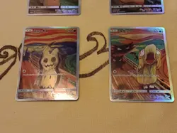 Pokemon Pikachu Psyduck Mimikyu Eevee MUNCH Scream Fan Art Collectible Gift - Image 4