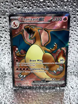 Pokemon TCG Scarlet & Violet 151 (MEW) Charizard ex 183/165 - Pack Fresh NM+ - Image 1