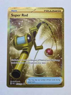 Pokemon TCG - Super Rod - Paldea Evolved 276/193 Hyper Rare Gold - Image 1