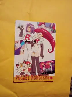 Pokemon HOLO Vintage Pocket Monsters Prism Sticker 1998 Nintendo Ash Pikachu #1 - Image 4