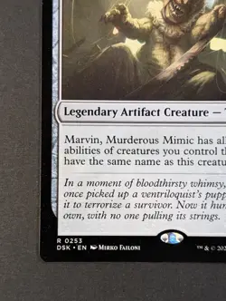 MTG - 1x Marvin Murderous Mimic - Duskmourn - NM - Magic The Gathering - Rare - Image 3
