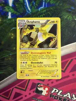 2012 Pokemon Ampharos TCG CCG 40/124 Dragons Exalted Holo Rare Foil English - Image 3