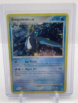 Empoleon LV.42 4/130 Diamond & Pearl Pokemon TCG HOLO Rare English - HP - Image 1