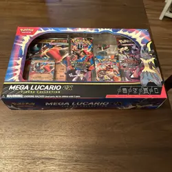 Pokemon TCG Mega Lucario ex Premium Figure Collection Box Factory Sealed - Image 2