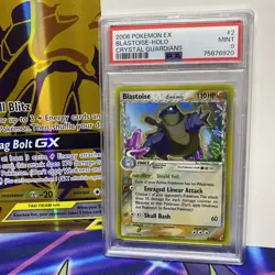 2006 Pokemon EX Crystal Guardians 2 Blastoise Holo PSA 9 - Image 1
