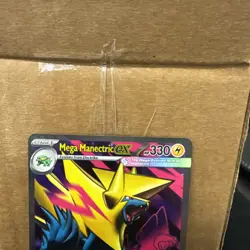 Mega Manectric ex 158/132 Ultra Rare Mega Evolution Pokemon Near Mint ships fast - Image 2