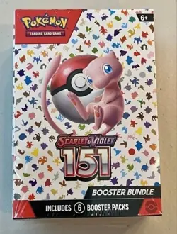 New and Sealed Pokemon TCG Scarlet and Violet 151 Booster Bundle Box 6 Packs - Image 1