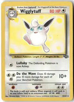 Wigglytuff (32), Pokemon Jungle Rare, 32/64 MP - Image 1