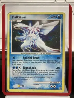 2008 Pokemon Palkia 26/106 Great Encounters Rare Cosmos Holo Used - Image 1