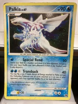2008 Pokemon Palkia 26/106 Great Encounters Rare Cosmos Holo Used - Image 2