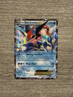 Pokemon Ash-Greninja EX Promo Foil Black Star XY133 XY Pokemon TCG - Image 1