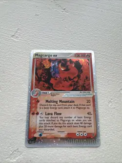 Pokemon TCG EX Dragon Magcargo EX Holo Rare Card 95/97 - Image 2