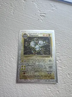Pokemon TCG Magneton 28/110 Reverse Holo Rare Legendary Collection - Image 1