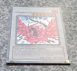 Yugioh Error! misprint Black Rose Dragon CT05-DE003 Secret Rare Limited 2008 - Image 4