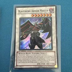 Yu-Gi-Oh! Blackwing Armor Master – DP11-EN013 – 1st Edition – Super Rare YUGIOH - Image 1