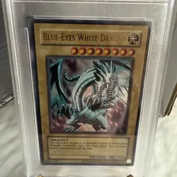 2024 Yu-Gi-Oh! Blue-Eyes White Dragon #RP01-EN001 Ultra Rare (Retro Pack) PSA - Image 3