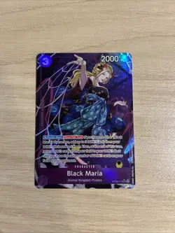 One Piece CCG Two Legends Black Maria Foil SR Parallel OP08-074 Alt Art English - Image 1