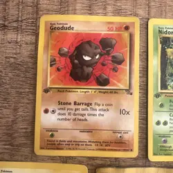 Pokemon TCG 1st Edition Team Rocket, Jungle & Fossil 5 Card Lot WOTC - Image 3