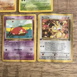 Pokemon TCG 1st Edition Team Rocket, Jungle & Fossil 5 Card Lot WOTC - Image 5