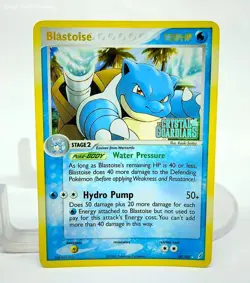 Blastoise Reverse Holo (14/100) Pokemon TCG Trading Card - EX Crystal Guardians - Image 1