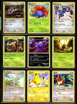 2010 Pokemon UNDAUNTED Set HeartGold & SoulSilver Series NON HOLO Cards Lot EX - Image 2