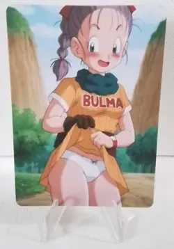 Dragon Ball Bulma Lewd Anime Doujin Waifu Double Sided Card AGC CCG - Image 1