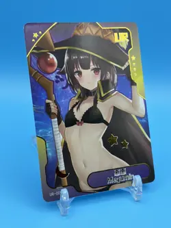 Megumin UR-009 Konosuba anime Senpai Goddess Haven Set 5 Card Waifu - Image 1