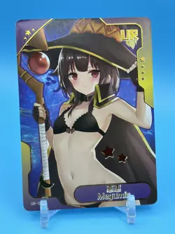 Megumin UR-009 Konosuba anime Senpai Goddess Haven Set 5 Card Waifu - Image 3