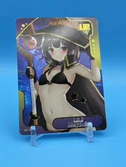 Megumin UR-009 Konosuba anime Senpai Goddess Haven Set 5 Card Waifu - Image 4