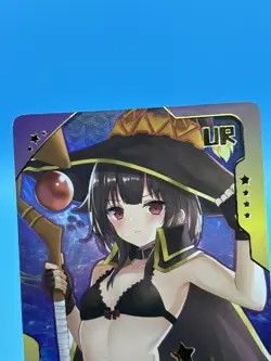 Megumin UR-009 Konosuba anime Senpai Goddess Haven Set 5 Card Waifu - Image 5