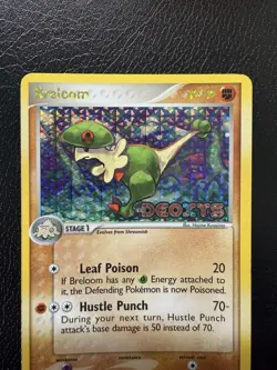 Pokemon TCG Breloom Deoxys Reverse Holo Card 3/107 Stamped LP - Image 2