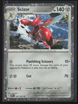 Scizor - (Cosmos Holo) Promo Miscellaneous Cards & Products 141/197 NM Pokemon - Image 1