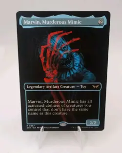 Magic the Gathering -Marvin, Murderous Mimic (Double Exposure)+Art Card - Image 2