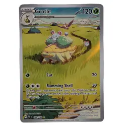 Grotle 164/162 Illustration Rare IR Temporal Forces Pokemon TCG Card NM - Image 1