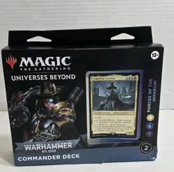 Magic Gathering Universes Warhammer 40K Commander Forces of Imperium NEW (READ) - Image 1