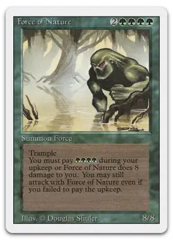 Force of Nature (LP) Revised Edition 3ED Magic MTG - Image 1