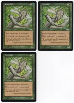 Root Sliver x3 3x 2003 Legions Green Uncommon Creature MTG NM AZ1 - Image 1