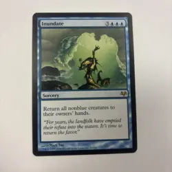 Inundate NM Eventide MTG 25 / 180 Blue Sorcery English Regular Return Creatures - Image 1