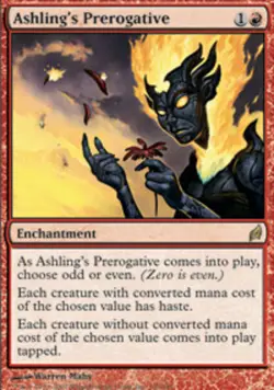 1 x Ashling's Prerogative - Foil - Lorwyn - Moderate Play - MTG - Image 1