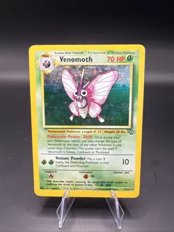 Pokemon TCG Card Venomoth 13/64 Jungle Holo Holographic Nice Condition! 1999! - Image 1