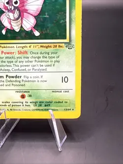 Pokemon TCG Card Venomoth 13/64 Jungle Holo Holographic Nice Condition! 1999! - Image 3