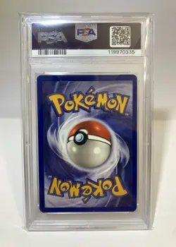 1999 Pokemon Zapdos Holo Fossil Corrected Foil PSA 6 - Image 2