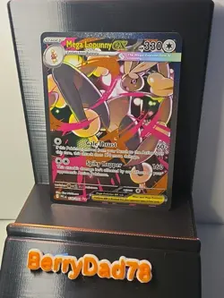 Mega Lopunny EX 128/094 Me02: Phantasmal Flames Holo Pokemon TCG NM - Image 1
