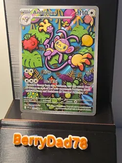 Ambipom 107/094 Me02: Phantasmal Flames Holo Pokemon TCG NM - Image 1